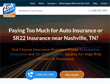 Tablet Screenshot of 2ndchanceinsurance.com